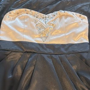 Strapless Sequined Dress